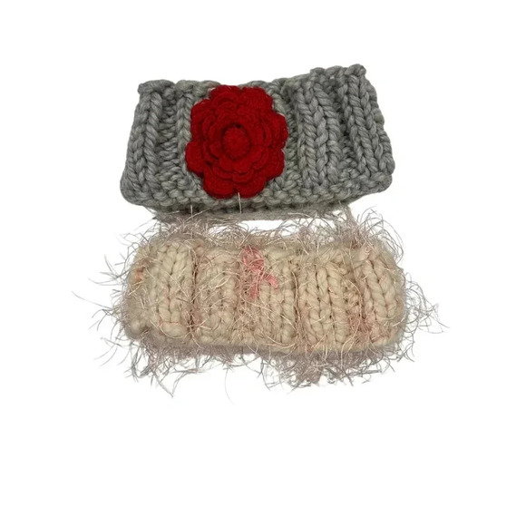 Winter Beanie Headbands set of 2 - Picture 3 of 4